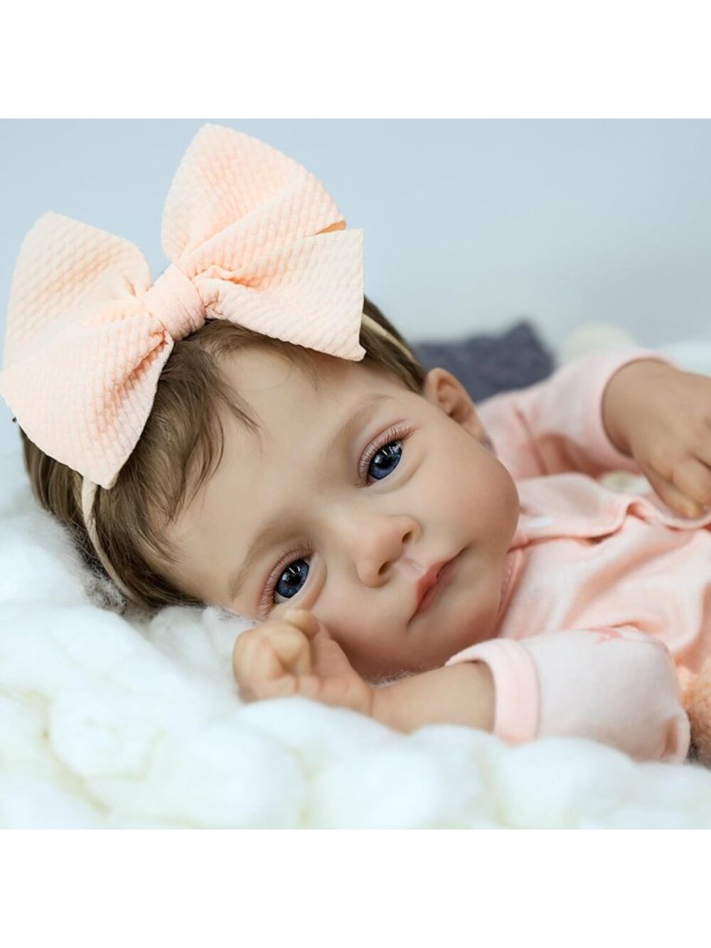 18 Inch Lifelike Newborn Baby Dolls Adorable Girl Baby Doll with Accessories